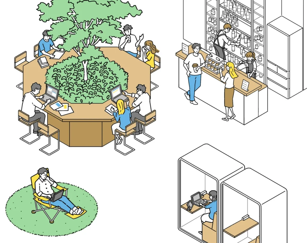 アイソメアクティビティイラスト