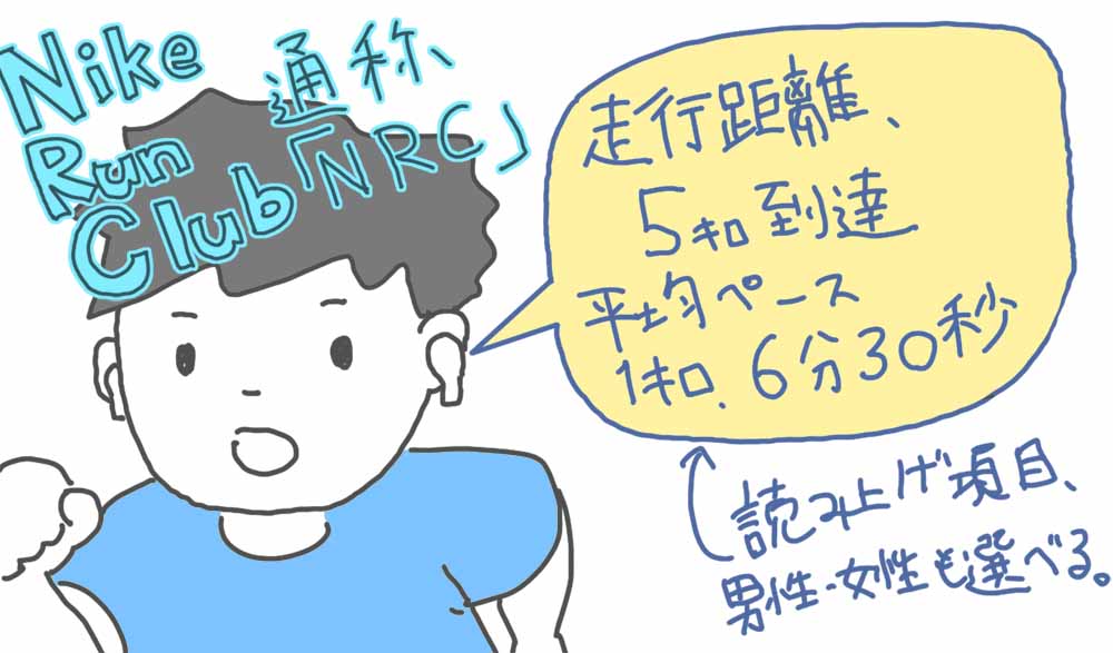 nike run club 音声フィードバック